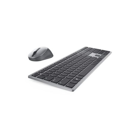 Dell Premier Wireless Keyboard and Mouse KM7321W - Keyboard and mouse set - wireless - 2.4 GHz, Bluetooth 5.0 - QWERTY - US International - titan grey - 5