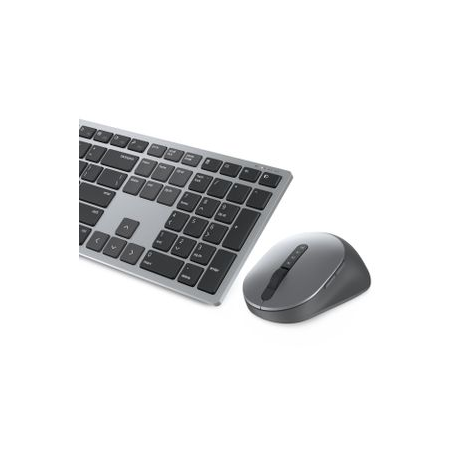 Dell Premier Wireless Keyboard and Mouse KM7321W - Keyboard and mouse set - wireless - 2.4 GHz, Bluetooth 5.0 - QWERTY - US International - titan grey - 6