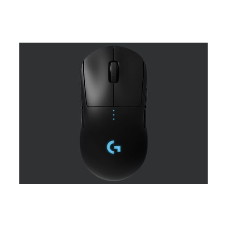 Logitech Gaming Mouse G Pro - Mouse - right and left-handed - optical - wireless - LIGHTSPEED - USB wireless receiver - 2
