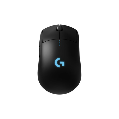Logitech Gaming Mouse G Pro - Mouse - right and left-handed - optical - wireless - LIGHTSPEED - USB wireless receiver - 15