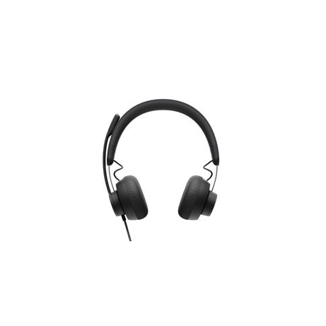 Logitech Zone Wired MSFT Teams - Headset - on-ear - wired - USB-C - graphite - Certified for Microsoft Teams - 3