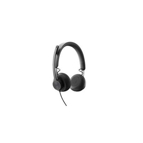 Logitech Zone Wired MSFT Teams - Headset - on-ear - wired - USB-C - graphite - Certified for Microsoft Teams - 5