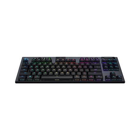 Logitech G915 TKL Tenkeyless LIGHTSPEED Wireless RGB Mechanical Gaming Keyboard - Keyboard - backlit - USB, Bluetooth, LIGHTSPEED - Nordic - key switch: GL Tactile - carbon - 0
