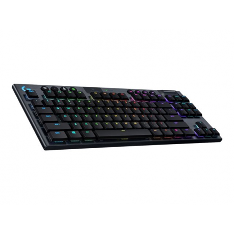 Logitech G915 TKL Tenkeyless LIGHTSPEED Wireless RGB Mechanical Gaming Keyboard - Keyboard - backlit - USB, Bluetooth, LIGHTSPEED - Nordic - key switch: GL Tactile - carbon - 2