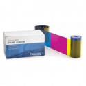Datacard YMCKT - Colour (cyan, magenta, yellow, resin black, clear overlay) - print ribbon