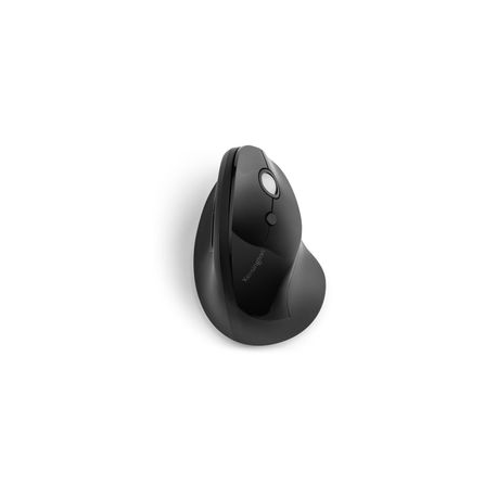 Kensington Pro Fit Ergo Vertical Wireless Mouse - Vertical mouse - ergonomic - right-handed - 6 buttons - wireless - 2.4 GHz - USB wireless receiver - black - 1