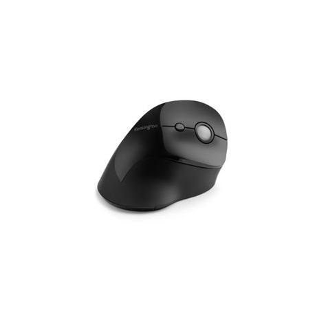 Kensington Pro Fit Ergo Vertical Wireless Mouse - Vertical mouse - ergonomic - right-handed - 6 buttons - wireless - 2.4 GHz - USB wireless receiver - black - 7