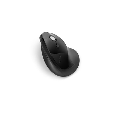 Kensington Pro Fit Ergo Vertical Wireless Mouse - Vertical mouse - ergonomic - right-handed - 6 buttons - wireless - 2.4 GHz - USB wireless receiver - black - 11