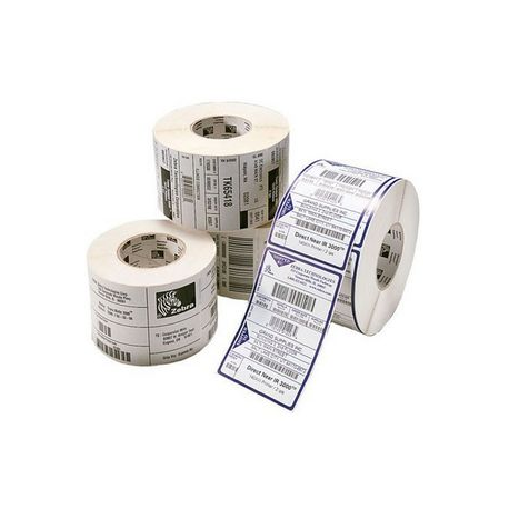 Zebra Z-Perform 1000D - Paper - matte - permanent acrylic adhesive - uncoated - white - 63.5 x 25.4 mm 2580 label(s) (1 roll(s) x 2580) labels - 0
