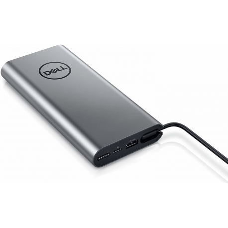 Dell Notebook Power Bank Plus PW7018LC - Power bank - 1 x battery - Lithium Ion - 65 Wh - silver - for Chromebook 3110, 3110 2-in-1; Latitude 3320, 3420, 35XX, 54XX, 55XX, 73XX; Precision 35XX - 4