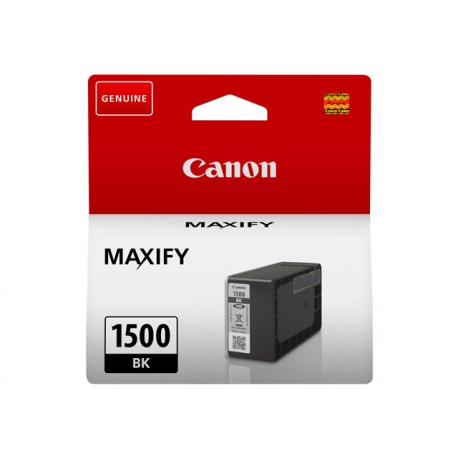 Canon PGI-1500 BK - 12.4 ml - black - original - ink tank - for MAXIFY MB2050, MB2150, MB2155, MB2350, MB2750, MB2755 - 1