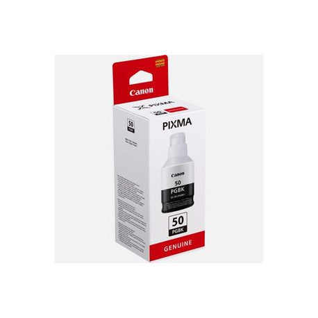 Canon GI 50 PGBK - Black - original - ink refill - for PIXMA G5050, G6050, G7050, GM2050, GM4050 - 1
