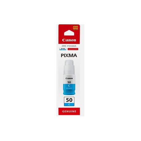 Canon GI 50 C - Cyan - original - ink refill - for PIXMA G5050, G6050, G7050, GM2050, GM4050 - 2