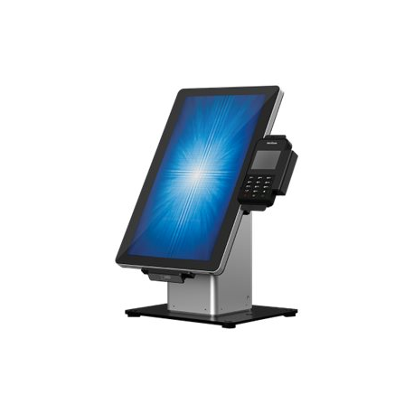 Elo Slim Self-Service Countertop Stand - Stand - for point of sale terminal - black / silver - for Elo 1502L, 2002L, 2202L, 2402L, 2702L; I-Series ESY15i2, ESY15i5, ESY22i2, ESY22i5 - 1