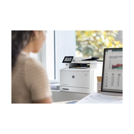 HP Color LaserJet Pro MFP M479fnw - Multifunction printer - colour - laser - Legal (216 x 356 mm) (original) - A4 / Legal (media) - up to 27 ppm (copying) - up to 27 ppm (printing) - 300 sheets - 33.6 Kbps - USB 2.0, LAN, Wi-Fi(n), USB host - 5