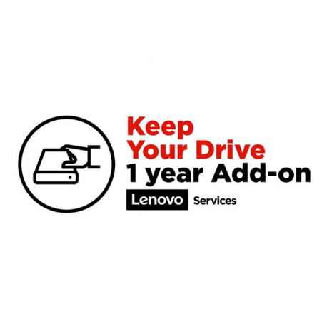 Lenovo Keep Your Drive Add On - Extended service agreement - 1 year - for S200; S400; S500; ThinkCentre M700; M73; M800; M810; M820z AIO; V510; V540-24IWL AIO - 1