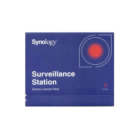 Synology Surveillance Device License Pack - Licence - 4 cameras - 1