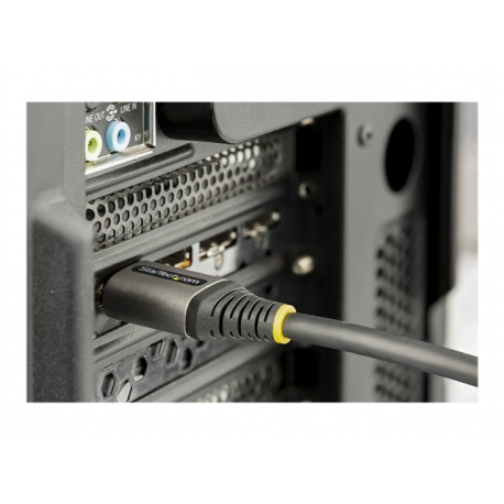 StarTech.com 6ft (2m) HDMI Cable, Certified Ultra High Speed HDMI Cable 48Gbps, 8K 60Hz / 4K 120Hz HDR10+ eARC, Ultra HD 8K HDMI Cable  /  Cord w / TPE Jacket, For UHD Monitor / TV / Display - Dolby Vision / Atmos, DTS-HD (HDMM21V2M) - Ultra High Speed HDMI with Ethernet cable - HDMI male to HDMI male - 2 m - double shielded - grey, black - passive, 4K120Hz support, 8K60Hz support - 4