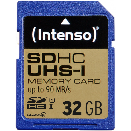 Intenso Premium - Flash memory card - 32 GB - UHS Class 1 / Class10 - SDHC UHS-I - 0