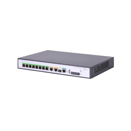 HPE FlexNetwork MSR958 - Router - 8-port switch - GigE - WAN ports: 2 - rack-mountable - 4