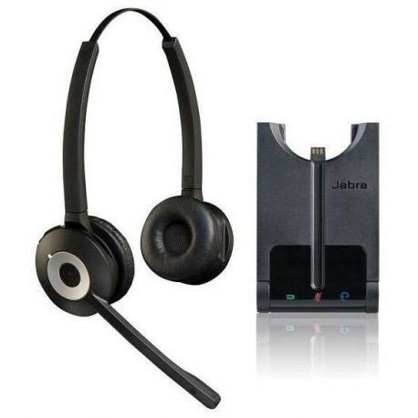 Jabra PRO 920 Duo - Headset - on-ear - convertible - DECT - wireless - 5