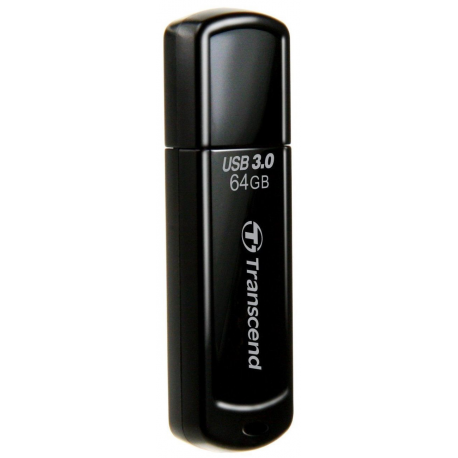 Transcend JetFlash 700 - USB flash drive - 128 GB - USB 3.0 - black - 1