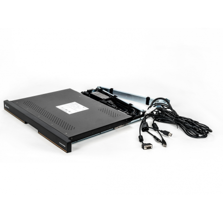 Avocent Local Rack Access - KVM console - USB - 19" (18.5" viewable) - rack-mountable - 1366 x 768 @ 60 Hz - 250 cd / m² - 1000:1 - VGA - 1U - for AutoView AV3108, AV3216 - 1