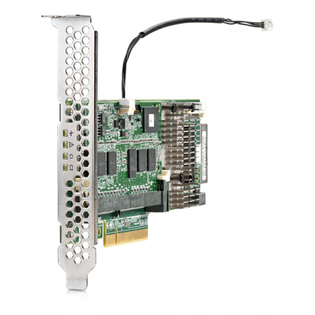 HPE Smart Array P440 / 4GB with FBWC - Storage controller (RAID) - 8 Channel - SATA 6Gb / s / SAS 12Gb / s - low profile - RAID 0, 1, 5, 6, 10, 50, 60, 1 ADM, 10 ADM - PCIe 3.0 x8 - for Apollo 4510 Gen9; ProLiant DL20 Gen9, DL560 Gen9, ML30 Gen9, XL230a Gen9, XL270d Gen9 - 2