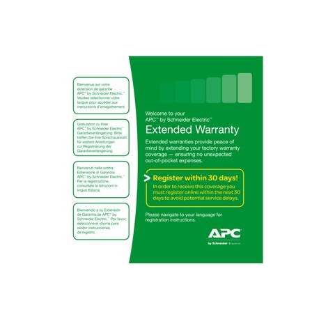 APC Extended Warranty (Renewal or High Volume) - Extended service agreement - 1 year - for P / N: AP4421, AP4433, AP7800B, AP7801B, AP7802B, AP7821B, AP7850B, AP7901B, APF8000 - 2