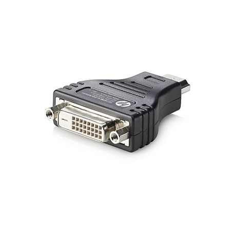 HP HDMI to DVI Adapter - Adapter - DVI-D female to HDMI male - for ZBook 15v G5, 17 G3, 17 G4, 17 G5, 17 G6; ZBook Firefly 14 G8; ZBook Fury 15 G8, 17 G8 - 2