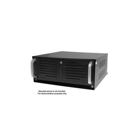 StarTech.com 4U Vertical Wall-Mount Server Rack Enclosure - 18.9in deep - 2 Post - 61lb - 19in Low Profile Steel Network Equipment Cabinet (RK419WALVO) - Rack - wall mountable - black - 4U - 19" - 4