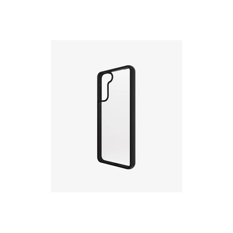 PanzerGlass ClearCase - Black Edition - back cover for mobile phone - tempered glass, thermoplastic polyurethane (TPU) - black, clear - for Samsung Galaxy S21 5G - 4