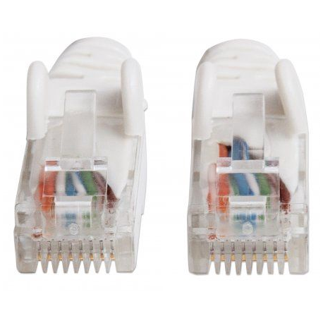 Intellinet Network Patch Cable, Cat6, 5m, Grey, CCA, U / UTP, PVC, RJ45, Gold Plated Contacts, Snagless, Booted, Lifetime Warranty, Polybag - Patch cable - RJ-45 (M) to RJ-45 (M) - 5 m - UTP - CAT 6 - molded, snagless - grey - 1