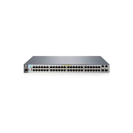 HPE Aruba 2530-48-PoE+ - Switch - Managed - 48 x 10 / 100 + 2 x combo Gigabit SFP + 2 x 10 / 100 / 1000 - desktop, rack-mountable, wall-mountable - PoE+ - 2