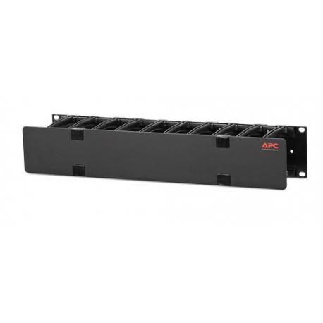 APC - Rack cable management panel with cover - black - 2U - for P / N: AR3150, AR3150SP1, AR3150SP2 - 2