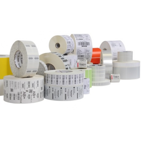 Zebra Z-Select 2000D - Matte - permanent rubber adhesive - coated - perforated - white - 50.8 x 101.6 mm 4800 label(s) (16 roll(s) x 300) paper - 1