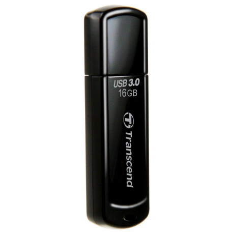 Transcend JetFlash 700 - USB flash drive - 16 GB - USB 3.0 - black - 1