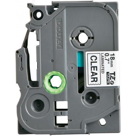 Brother TZe-S141 - Extra strength adhesive - black on clear - Roll (1.8 cm x 8 m) 1 cassette(s) laminated tape - for Brother PT-D600; P-Touch PT-D400, D450, D800, E550, P750, P900, P950; P-Touch EDGE PT-P750 - 2