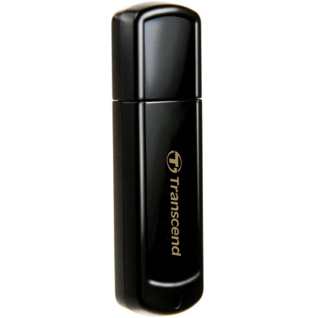 Transcend JetFlash 350 - USB flash drive - 8 GB - USB 2.0 - black - 1
