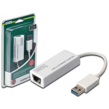 DIGITUS DN-3023 - Network adapter - USB 3.0 - Gigabit Ethernet - 2