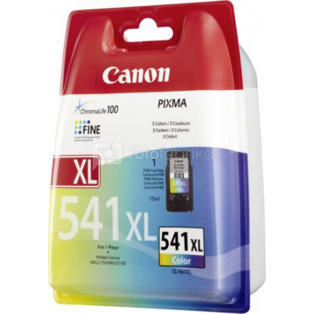 Canon CL-541XL - 15 ml - colour (cyan, magenta, yellow) - original - ink cartridge - for PIXMA GM4050, MG3150, MG3510, MG3550, MG3650, MG4250, MX475, MX525, MX535, TS5150, TS5151 - 1