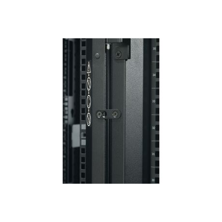 APC NetShelter SX Enclosure with Sides - Rack - black - 42U - 11