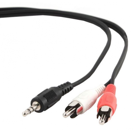 Gembird CCA-458 - Audio cable - RCA x 2 male to stereo mini jack male - 2.5 m - 3