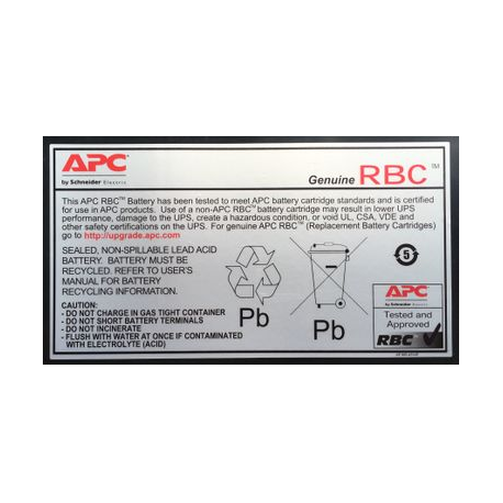 APC Replacement Battery Cartridge #27 - UPS battery - Lead Acid - for P / N: IAX1SU3KP1, SU2200RMXL3U, SU2200RMXLI3U, SU3000RMXLI3U, SU48R3XLBP, SU48RMXLBP3U - 1