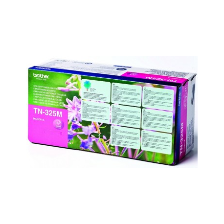 Brother TN325m - Magenta - original - toner cartridge - for Brother DCP-9055, DCP-9270, HL-4140, HL-4150, HL-4570, MFC-9460, MFC-9465, MFC-9970 - 2