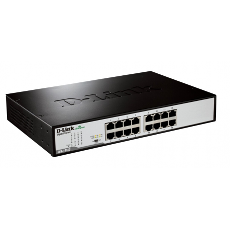 D-Link DGS 1016D - Switch - 16 x 10 / 100 / 1000 - desktop - 3