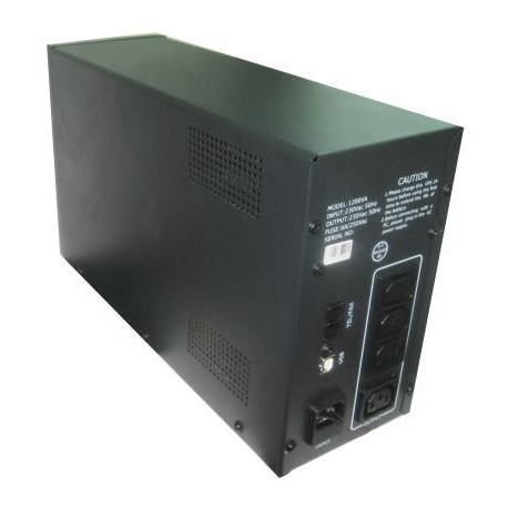 Gembird UPS-PC-1202AP - UPS - AC 162-295 V - 720 Watt - 1200 VA - 2 x battery - 7 Ah - USB - output connectors: 4 - 2