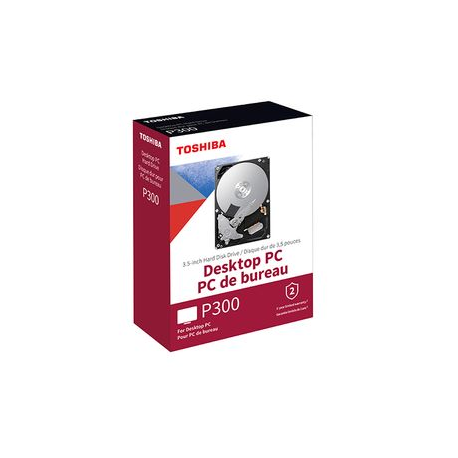 Toshiba P300 Desktop PC - Hard drive - 6 TB - internal - 3.5" - SATA 6Gb / s - 5400 rpm - buffer: 128 MB - 1