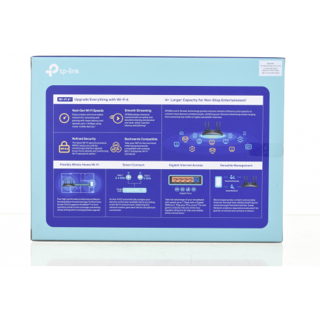 TP-Link Archer AX23 V1 - Wireless router - 4-port switch - GigE - 802.11a/b/g/n/ac/ax - Dual Band - 15