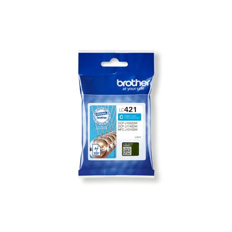 Brother LC421C - Cyan - original - ink cartridge - for Brother DCP-J1140DW, MFC-J1010DW, MFC-J1012DW - 0